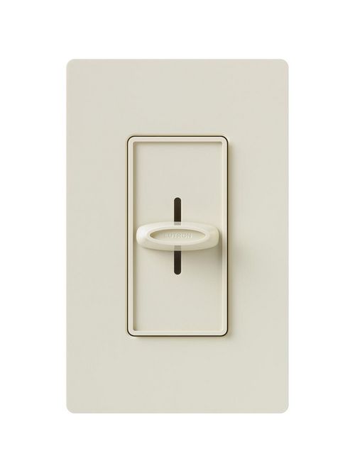 Lutron Electronics SFS-5E-LA 1-Pole 5 Amp 120 VAC Variable Speed Light Almond Slide to Off Fan Speed Controller Lutron Electronics SFS-5E-LA 1-Pole 5 Amp 120 VAC Variable Speed Light Almond Slide to Off Fan Speed Controller