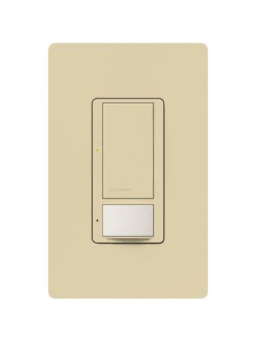 Product image for Lutron Electronics MS-OPS5AM-IV 5 W 120 VAC 5 Amp 1-Pole/Multi-Location Ivory Occupancy Sensor Switch