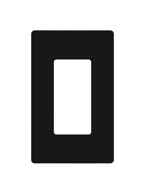 Lutron CW-1-BL 1-Gang Black Polycarbonate Standard 1-Dimmer Designer Wallplate Lutron CW-1-BL 1-Gang Black Polycarbonate Standard 1-Dimmer Designer Wallplate