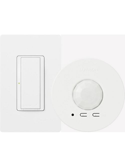 Product image for Lutron MRF2-1S8A-1OC 8 Amp 120/277 VAC 2-Wire Ceiling Vacancy Sensor and Switch