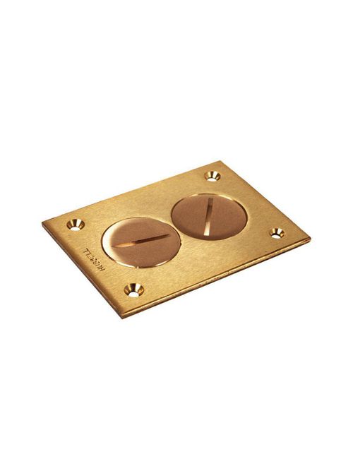 RACO 6288 RECT FLOOR BOX 2 PLUG COV RACO 6288 RECT FLOOR BOX 2 PLUG COV
