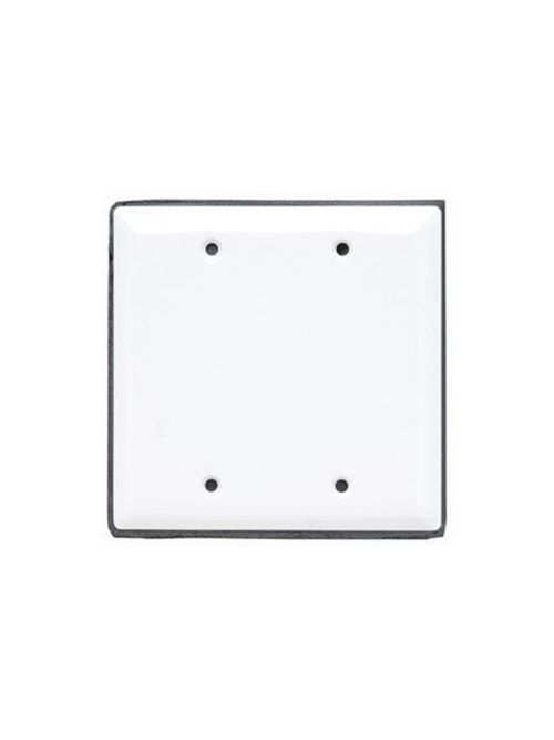 Product image for P&S WPB2-W 2G WHT BLANK WP BOX CVR
