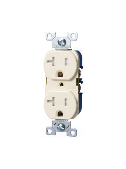 Arrow Hart Wiring TRBR20LABXSP Tamper Resistant Commercial 20 Amp 125 Volt Light Almond Duplex Receptacle Arrow Hart Wiring TRBR20LABXSP Tamper Resistant Commercial 20 Amp 125 Volt Light Almond Duplex Receptacle