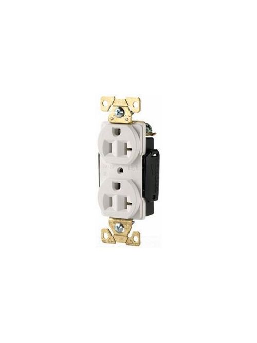 Arrow Hart Wiring AH5362LA 20 Amp 125 VAC 2-Pole 3-Wire NEMA 5-20R Light Almond Straight Blade Duplex Receptacle Arrow Hart Wiring AH5362LA 20 Amp 125 VAC 2-Pole 3-Wire NEMA 5-20R Light Almond Straight Blade Duplex Receptacle