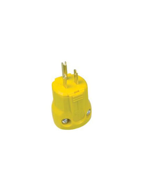 Arrow Hart Wiring AH5965Y 15 Amp 125 VAC 2-Pole 3-Wire NEMA 5-15P Yellow Straight Blade Plug Arrow Hart Wiring AH5965Y 15 Amp 125 VAC 2-Pole 3-Wire NEMA 5-15P Yellow Straight Blade Plug
