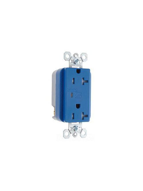 Product image for P&S TR5352-BLSP 20A/125V DUP RCPT