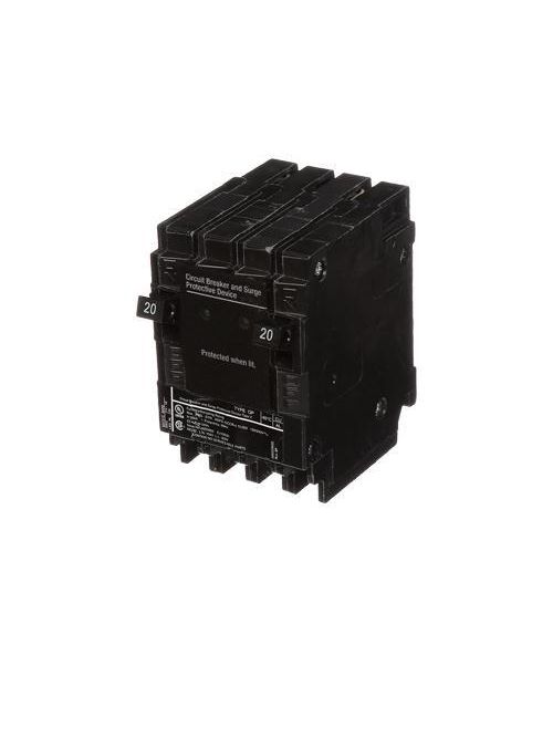 Siemens Industry QSA2020SPD 1-Pole 120/240 VAC 20 Amp 10 kA Plug-On Load Terminal Circuit Breaker Siemens Industry QSA2020SPD 1-Pole 120/240 VAC 20 Amp 10 kA Plug-On Load Terminal Circuit Breaker