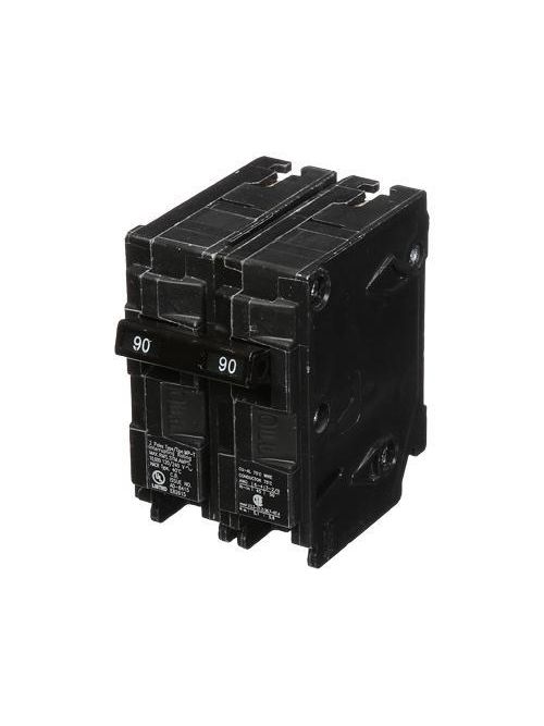 Siemens MP290 2-Pole 120/240 VAC 90 Amp 10 kA Plug-In Common Trip Circuit Breaker Siemens MP290 2-Pole 120/240 VAC 90 Amp 10 kA Plug-In Common Trip Circuit Breaker
