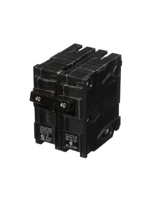 Siemens MP240 2-Pole 120/240 VAC 40 Amp 10 kA Plug-In Common Trip Circuit Breaker Siemens MP240 2-Pole 120/240 VAC 40 Amp 10 kA Plug-In Common Trip Circuit Breaker