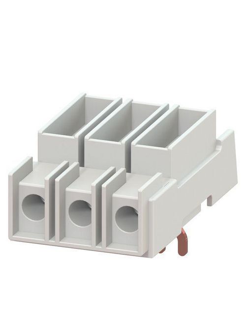 Product image for Siemens 3RV1928-1H 44.8 x 73.6 x 38.9 mm 40 Amp 690 Volt Screw Terminal Motor Controller Terminal Block