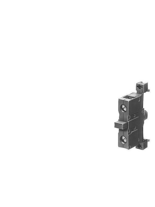 Product image for Siemens 3SB3420-0B 300/400 VAC 24 VDC 6 Amp 1NO Screw Terminal Floor Mount Contact Block
