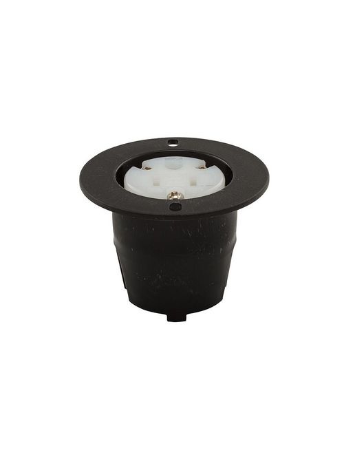 Arrow Hart Wiring 5279C 15 Amp 125 VAC NEMA 5-15 Black/White Nylon Straight Blade Flanged Outlet Arrow Hart Wiring 5279C 15 Amp 125 VAC NEMA 5-15 Black/White Nylon Straight Blade Flanged Outlet
