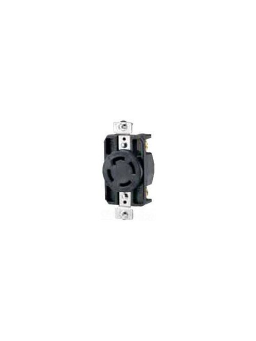 Eaton Wiring Devices 3430 30 Amp 120/208 VAC 4-Pole 4-Wire Black Non-NEMA Locking Single Receptacle Eaton Wiring Devices 3430 30 Amp 120/208 VAC 4-Pole 4-Wire Black Non-NEMA Locking Single Receptacle