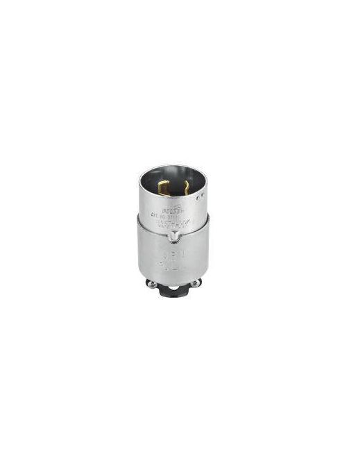 Arrow Hart Wiring 3763 50 Amp 600 VAC 250 VDC 2-Pole 3-Wire Steel Armored Non-NEMA Locking Plug Arrow Hart Wiring 3763 50 Amp 600 VAC 250 VDC 2-Pole 3-Wire Steel Armored Non-NEMA Locking Plug