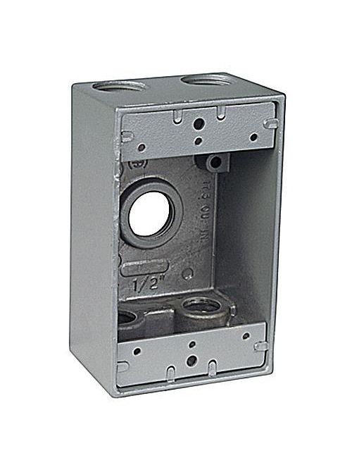 Red Dot IH5-2 5-Hole 3/4 Inch Dry-Tite Device Box Red Dot IH5-2 5-Hole 3/4 Inch Dry-Tite Device Box