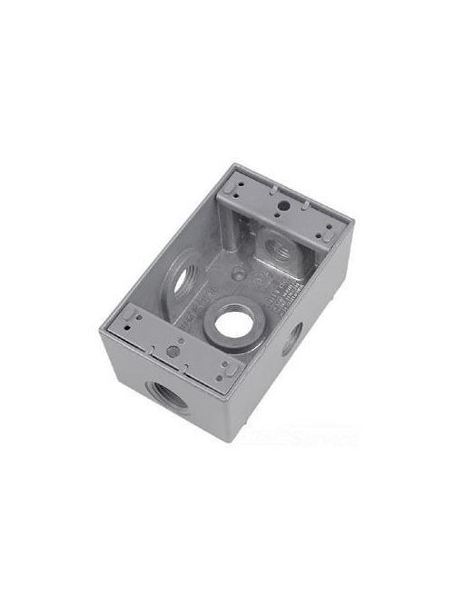 Product image for Thomas & Betts IH5S2-2 5-Hole 3/4 Inch Dry-Tite Device Box