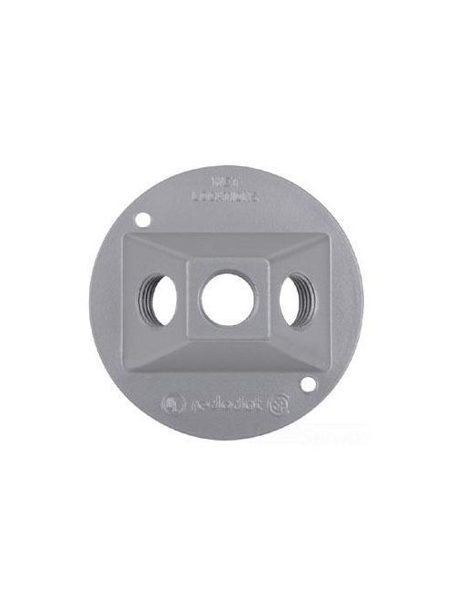 Product image for Thomas & Betts S-3-RD 3-1/2 Inch NPT Tapped Holes Round Cover