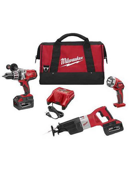 Product image for Milwaukee 0928-23 M28™ Cordless Lithium-Ion 3-Piece Combo Kit