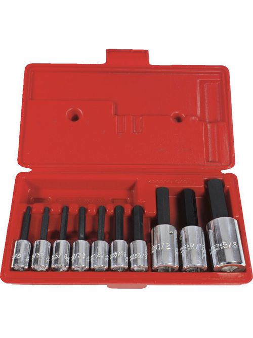 Product image for Proto J4900A Set Hex Bit 3/8-1/2 Dr 10