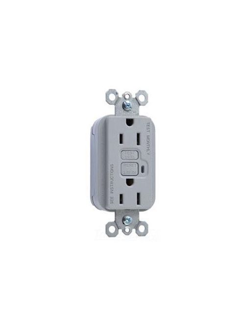 P&S PT1595-GRY 15A 120V GFCI RCPT P&S PT1595-GRY 15A 120V GFCI RCPT