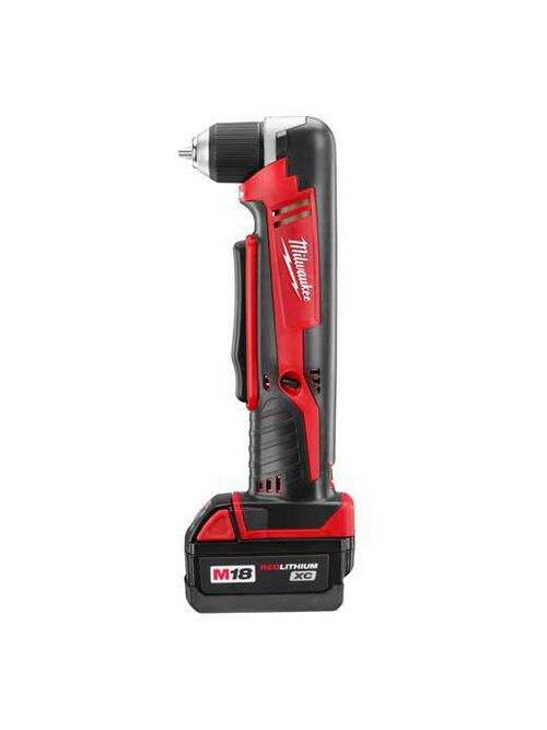 Milwaukee 2615-21 M18#8482; Cordless Lithium-Ion Right Angle Drill Kit w/Battery & Charger Milwaukee 2615-21 M18#8482; Cordless Lithium-Ion Right Angle Drill Kit w/Battery & Charger