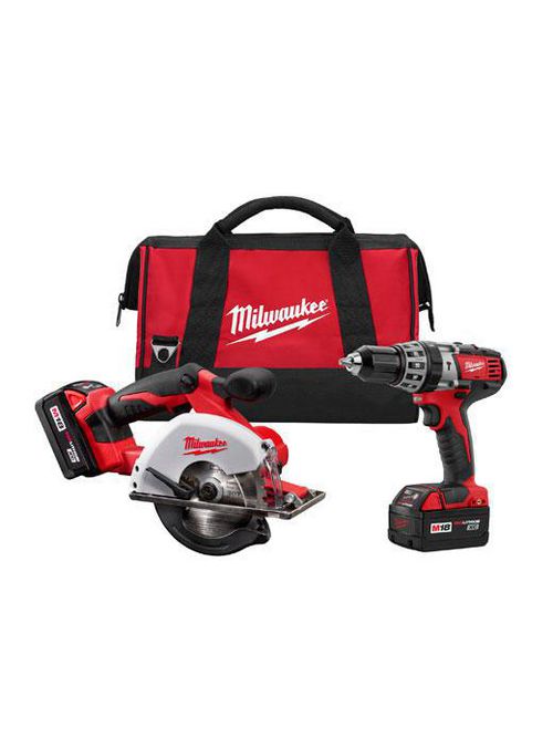 Milwaukee 269822 M18™ Cordless LITHIUMION 2Tool Combo Kit 1/2