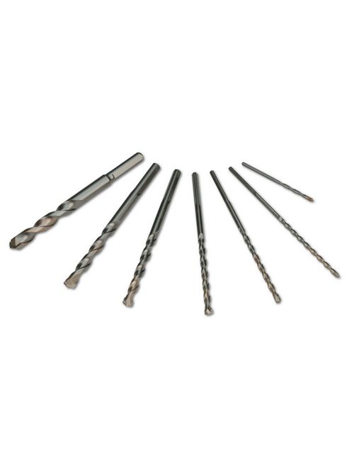 Product image for Milwaukee 48-20-8857 7pc 3-Flat Secure-Grip Hammer-Drill Bit Set