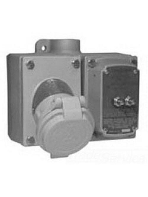 Product image for Appleton CPS152302GFI Contender™ CPS Factory Sealed 20 Amp Pin and Sleeve Receptacles - PN CPS152302GFI