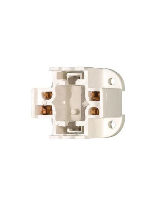 Product image for Satco 90/1551 26-32W Bottom Screw Down Socket; Vertical Mount; G24Q-3 And GX24Q-3 Base For: CF26DD/E And CF26DT/E Vertical Mount; 75W; 600V