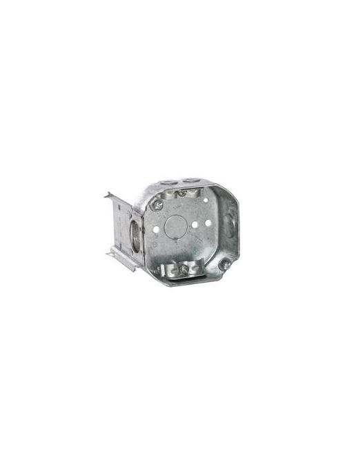RACO 160 4 x 4 x 1-1/2 Inch 15.5 In Pre-Galvanized Steel J Bracket Mount Drawn Octagon Box RACO 160 4 x 4 x 1-1/2 Inch 15.5 In Pre-Galvanized Steel J Bracket Mount Drawn Octagon Box
