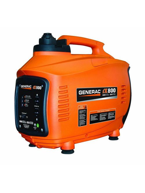 Product image for Generac 5791 800 W 120 VAC 60 Hz Recoil Pull Start Inverter Generator