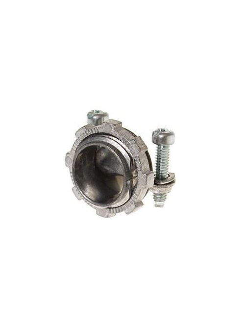 RACO 2711 1/2 Inch Die-Cast Zinc Straight Clamp Cable Connector RACO 2711 1/2 Inch Die-Cast Zinc Straight Clamp Cable Connector