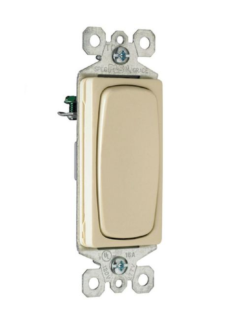 Product image for Switch decora garbage disposal 120/277V 15AMP light almond