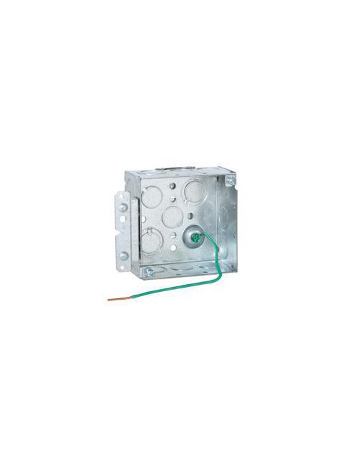 RACO 232H 4 x 4 x 2-1/8 Inch 30.3 In Pre-Galvanized Steel HM Bracket/Ceiling/Wall Mount Welded Square Box RACO 232H 4 x 4 x 2-1/8 Inch 30.3 In Pre-Galvanized Steel HM Bracket/Ceiling/Wall Mount Welded Square Box