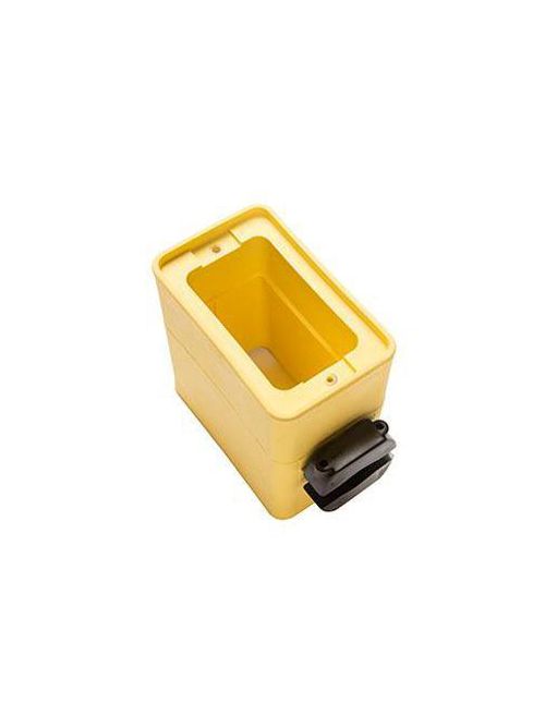 Product image for P&S 3090BK BLK RUBBER BOX 1 CLAMP D