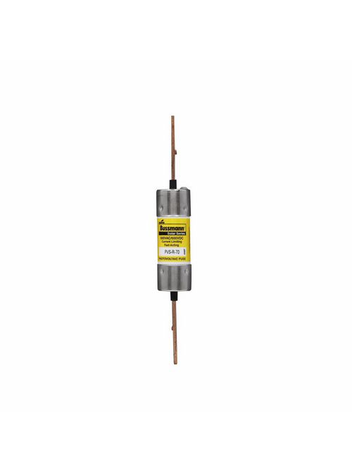 Bussmann Series PVS-R-70 70 Amp 600 VAC/VDC Class RK5 Fast Acting Solar Fuse Bussmann Series PVS-R-70 70 Amp 600 VAC/VDC Class RK5 Fast Acting Solar Fuse
