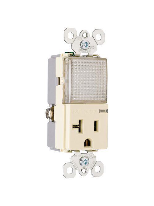 Product image for P&S PS8-HWLLA RECEPT + HALLWAY LIGH