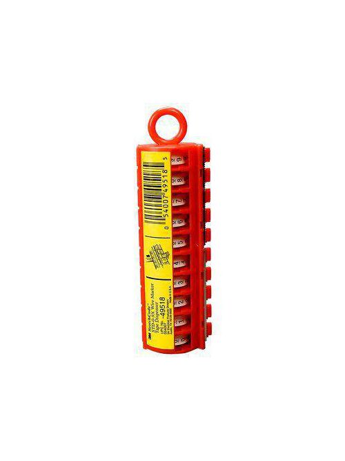 3M Electrical SDR-0-9 Number 0 to 9 Wire Marker Tape Refill Roll 3M Electrical SDR-0-9 Number 0 to 9 Wire Marker Tape Refill Roll