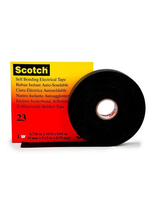 3M Electrical 23-2"x30FT Black Ethylene Propylene Rubber Splicing Tape 3M Electrical 23-2"x30FT Black Ethylene Propylene Rubber Splicing Tape