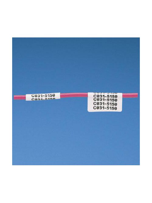 Panduit N050X075CBC 0.75 x 0.5 Inch White Vinyl Cloth Non-Laminated Label Cassette Panduit N050X075CBC 0.75 x 0.5 Inch White Vinyl Cloth Non-Laminated Label Cassette