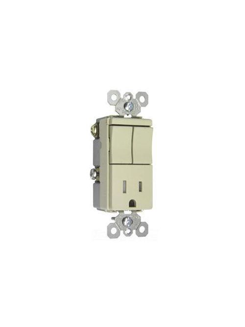 Product image for P&S TM8118-TRICC 15A 2SP SW&RCPT
