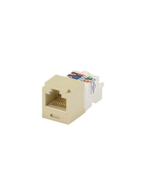 Panduit CJ688TPEI 8-Position 8-Wire Electric Ivory Category 6 Unshielded Twisted Pair Jack Module Panduit CJ688TPEI 8-Position 8-Wire Electric Ivory Category 6 Unshielded Twisted Pair Jack Module