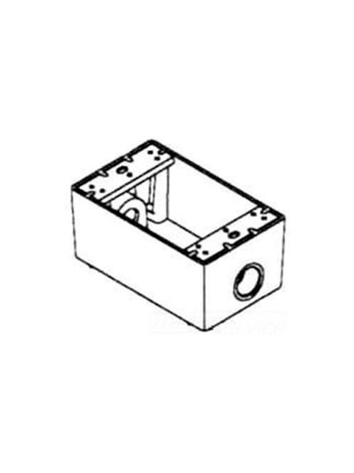 Product image for PERF-L T100 ALUM OUTLET BOX