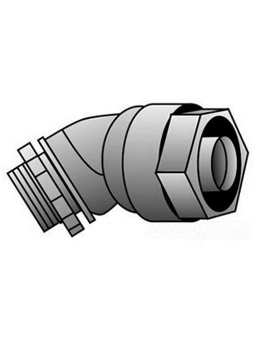 Product image for OZG 4Q-4125T 1-1/4 IN 45 DEG CONN L