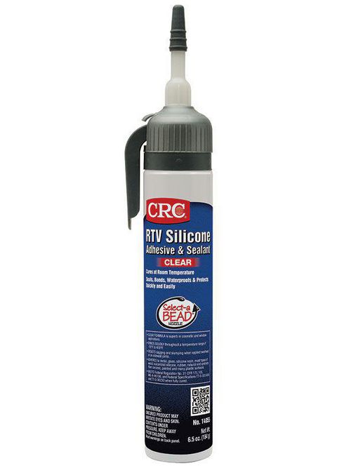 CRC Industries 14055 8 oz Tube Clear Pressurized Silicone Sealant CRC Industries 14055 8 oz Tube Clear Pressurized Silicone Sealant