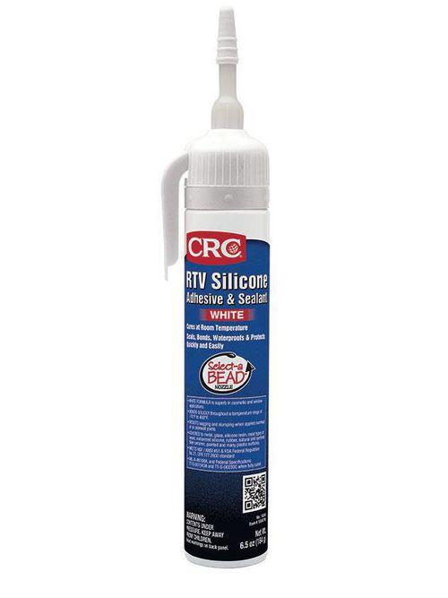 CRC Industries 14056 8 oz Tube White Pressurized Silicone Sealant CRC Industries 14056 8 oz Tube White Pressurized Silicone Sealant