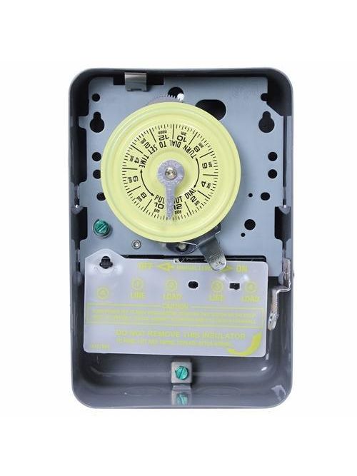 Intermatic T103 NEMA 1 Steel Case 125 VAC 60 Hz 40 Amp DPST Electromechanical Time Switch Intermatic T103 NEMA 1 Steel Case 125 VAC 60 Hz 40 Amp DPST Electromechanical Time Switch