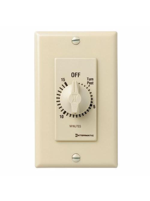 Intermatic FD15MC 15 Minute 125 to 277 VAC 60 Hz SPST Ivory Countdown Timer Intermatic FD15MC 15 Minute 125 to 277 VAC 60 Hz SPST Ivory Countdown Timer