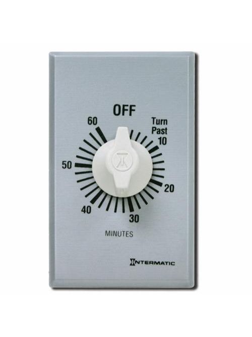 Intermatic FF60MC 60 Minute 125 to 277 VAC 60 Hz SPST Countdown Timer Intermatic FF60MC 60 Minute 125 to 277 VAC 60 Hz SPST Countdown Timer