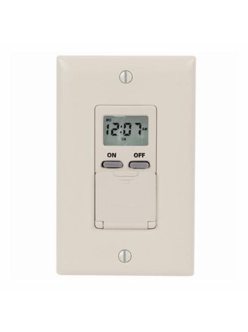 Intermatic EI500C 7-Day 120 VAC 60 Hz 15 Amp Ivory Programmable Timer Intermatic EI500C 7-Day 120 VAC 60 Hz 15 Amp Ivory Programmable Timer